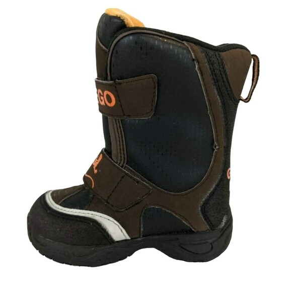 Buster Brown Diego Toddler Boys Insulated Winter Snow Boots Brown Size 5 - Picture 4 of 9